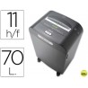 DESTRUCTORA DE DOCUMENTOS REXEL ANTIATASCO MERCURY RDM1170 CAPACIDAD 11 HOJAS DESTRUYE CLIPS Y GRAPA