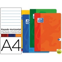 LIBRETA ESCOLAR OXFORD 48 H DIN A4 1 RAYA HORIZONTAL