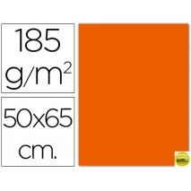CARTULINA GUARRO MANDARINA 50X65 CM 185 GRS
