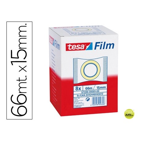 CINTA ADHESIVA TESA STANDAR 66 MT X 19 MM