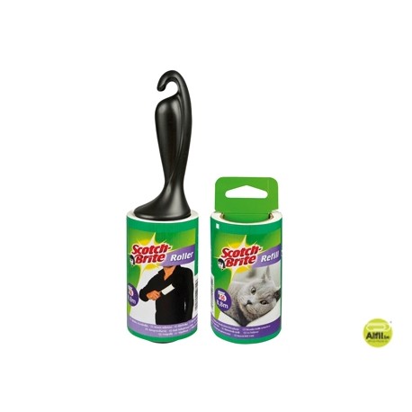 RODILLO QUITAPELUSAS CON MANGO ERGONOMICO Y HOJAS PRECORTADAS 56 USOS