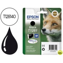 INK-JET EPSON STYLUS T1281 NEGRO S22 / SX125 / SX420W / 425W / OFFICE BX305F -CAPACIDAD