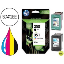 INK-JET HP N.350 N.351 DUAL PACK DJ 4260 4360 J5730 J5780 J5785 J6410 J6415 J6424