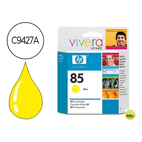 CARTUCHO DE TINTA HP N.85 AMARILLO 69ML DESIGNJET 130 / 130NR / 30 / 30N / 90 / 90NR