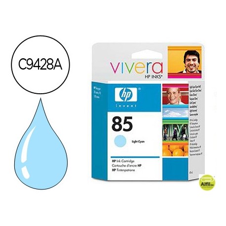 CARTUCHO DE TINTA HP N.85 CIAN CLARO 69ML DESIGNJET 130 / 130NR / 30 / 30N / 90 / 90NR