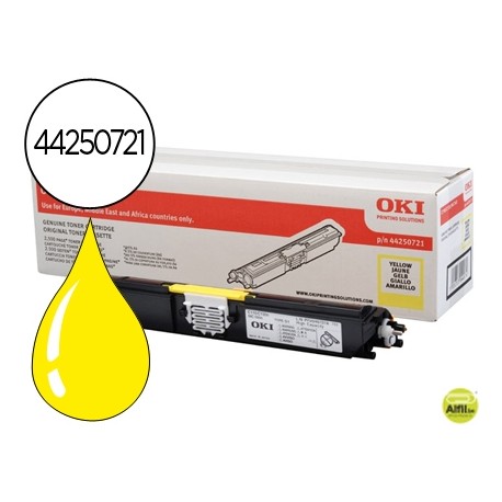 TONER OKI C110 C130N AMARILLO -2.500 PAG-