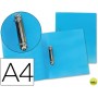 CARPETA BEAUTONE 2 ANILLAS MIXTAS 25 MM 43472 POLIPROPILENO DIN A4 AZUL -SERIE FROSTY