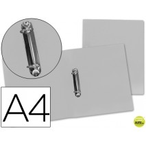 CARPETA BEAUTONE 2 ANILLAS MIXTAS 25 MM 43474 POLIPROPILENO DIN A4 TRANSPARENTE SERIE FROSTY