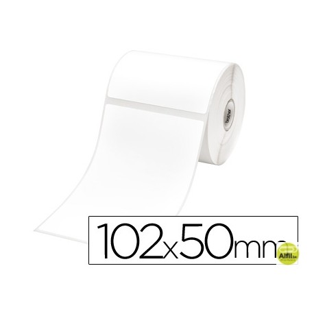 ETIQUETAS ADHESIVA BROTHER PARA TD-4000 TAMAÑO 102X50MM -836 ETIQUETAS