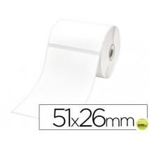 ETIQUETAS ADHESIVA BROTHER PARA TD-4000 TAMAƒO 51X26MM -1552 ETIQUETAS