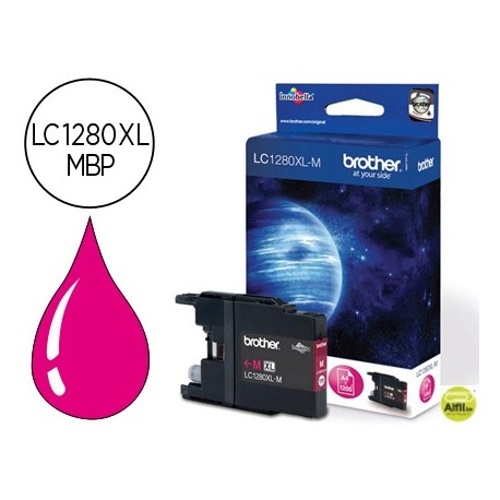 INK-JET BROTHER LC-1280XLMBP MAGENTA -1,200PAG- MFC-J6510DW MFC-J6710DW MFC-J6910DW