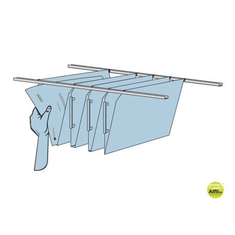 GUIAS ARMARIOS FAST-PAPERFLOW CARPETAS COLGANTES PARA EOSO2R.02 -PACK DE 2