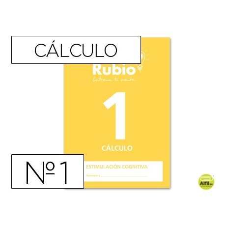 CUADERNO RUBIO ENTRENA TU MENTE ESTIMULACION COGNITIVA CALCULO 1