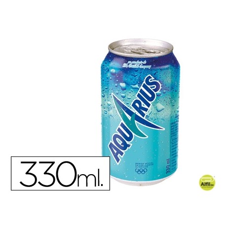 BEBIDA ISOTONICA AQUARIUS LIMON LATA 330ML