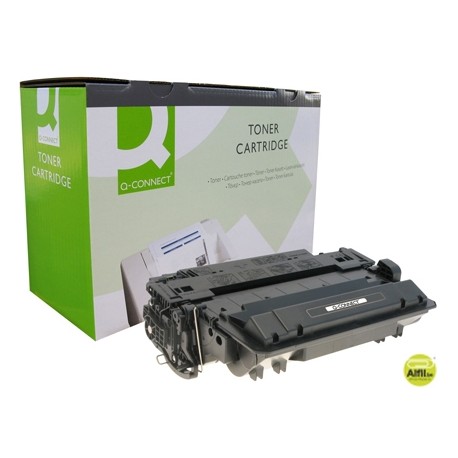 TONER Q-CONNECT COMPATIBLE HP CE255X LASERJET P3015 -12.500PAG-