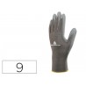 GUANTE DELTAPLUS POLIESTER ANTIDESLIZANTE LAVABLE ESPECIAL PARA MANIPULACION Y MANUTENCION GRIS TALL