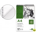 BLOC DIBUJO LIDERPAPEL ESBOZOSESPIRAL DIN A4 210X297MM 100 HOJAS 90G/M2 SIN RECUADRO