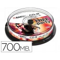 CD-R EMTEC CAPACIDAD 700MB DURACION 80MIN VELOCIDAD 52X CAJA -1 UNIDAD-
