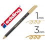 ROTULADOR EDDING PUNTA FIBRA 1200 ORO N. 53 -PUNTA REDONDA 0,5 MM