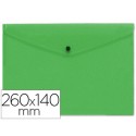 CARPETA BEAUTONE DOSSIER BROCHE POLIPROPILENO TAMAÑO SOBRE AMERICANO 26X14 CM VERDE