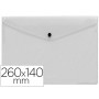CARPETA BEAUTONE DOSSIER BROCHE POLIPROPILENO TAMAÑO SOBRE AMERICANO 26X14 CM TRANSPARENTE
