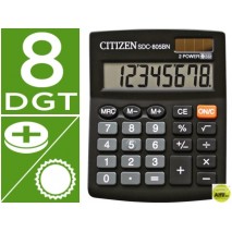 CALCULADORA CITIZEN SOBREMESA SDC-805 BN 8 DIGITOS