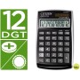 CALCULADORA CITIZEN BOLSILLO CPC-112 BKWB 12 DIGITOS NEGRA 120X72X9 MM