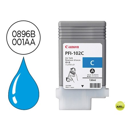 INK-JET CANON PFI-102C INK TANK CYAN