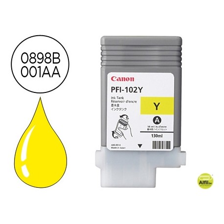 INK-JET CANON PFI-102Y INK TANK YELLOW