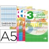 LIBRETA LIDERPAPEL WRITE A5 32 HOJAS 70G/M2 CUADRO PAUTADO 3MM CON MARGEN