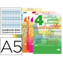 LIBRETA LIDERPAPEL WRITE A5 32 HOJAS 70G/M2 CUADRO PAUTADO 4MM CON MARGEN