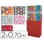 PAPEL FANTASIA INFANTIL ROLLO 2 X 0,70 MT 60 GR MODELOS SURTIDOS