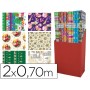 PAPEL FANTASIA NAVIDAD ROLLO 2 X 0,70 MT 60 GR MODELOS SURTIDOS