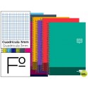 BLOC ESPIRAL LIDERPAPEL FOLIO DISCOVER TAPA CARTONCILLO 80 H80G CUADRO 3 MM CON MARGEN COLORES SURTI