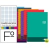 BLOC ESPIRAL LIDERPAPEL FOLIO DISCOVER TAPA CARTONCILLO 80 H80G CUADRO 5 MM CON MARGEN COLORES SURTI