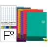 BLOC ESPIRAL LIDERPAPEL FOLIO DISCOVER TAPA CARTONCILLO 80 H80G CUADRO 6 MM CON MARGEN COLORES SURTI