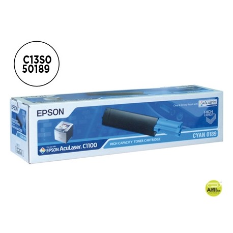 TONER EPSON ACULASER C1100 CYAN -4000 PAG-