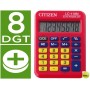 CALCULADORA CITIZEN BOLSILLO LC-110 8 DIGITOS ROJA