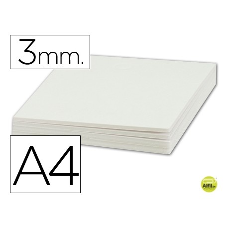 CARTON PLUMA LIDERPAPEL DOBLE CARA DIN A4 ESPESOR 3 MM
