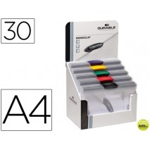 CARPETA SWINGCLIP DOSSIER PINZA LATERAL Y GIRATORIA DIN A4 CAPACIDAD 30H COLORES SURTIDOS