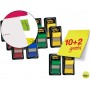BANDERITAS SEPARADORAS COLORES SURTIDOS PACK PROMOCIONAL DE 10 BLISTERS + 2 DE OBSEQUIO