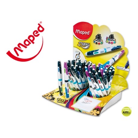BOLIGRAFO MAPED TWIN TIP 4 COLORES COLORES SURTIDOS