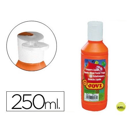 TEMPERA LIQUIDA JOVI 250 ML -NARANJA