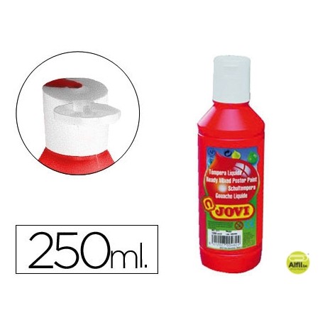 TEMPERA LIQUIDA JOVI 250 ML -BERMELLON