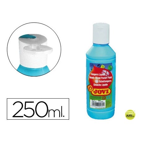 TEMPERA LIQUIDA JOVI 250 ML -AZUL CYAN