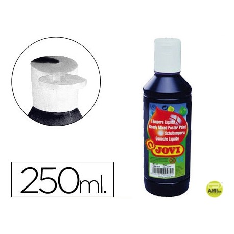 TEMPERA LIQUIDA JOVI 250 ML -NEGRO