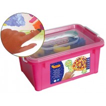 PINTURA DEDOS JOVI COLORES SURTIDOS -SET ESPONJA + PLANTILLAS