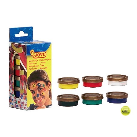CREMA MAQUILLAJE JOVI 8ML -CAJA DE 6 COLORES SURTIDOS