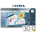 ROTULADOR LYRA HI-QUALITY CAJA METALICA 30 COLORES