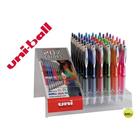 BOLIGRAFO UNI-BALL FANCY UMN 207 0,7MM TINTA GEL -COLORES SURTIDOS
